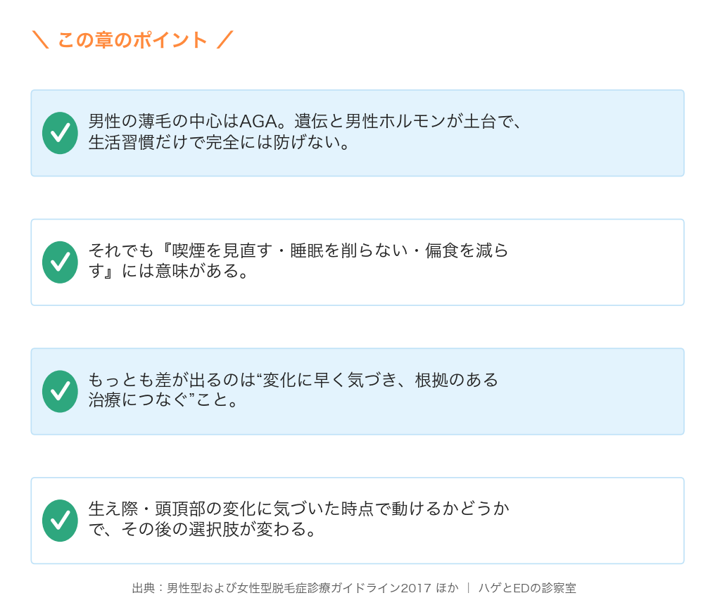 完全には防げない・生活習慣に意味あり・早期発見と根拠ある治療が鍵