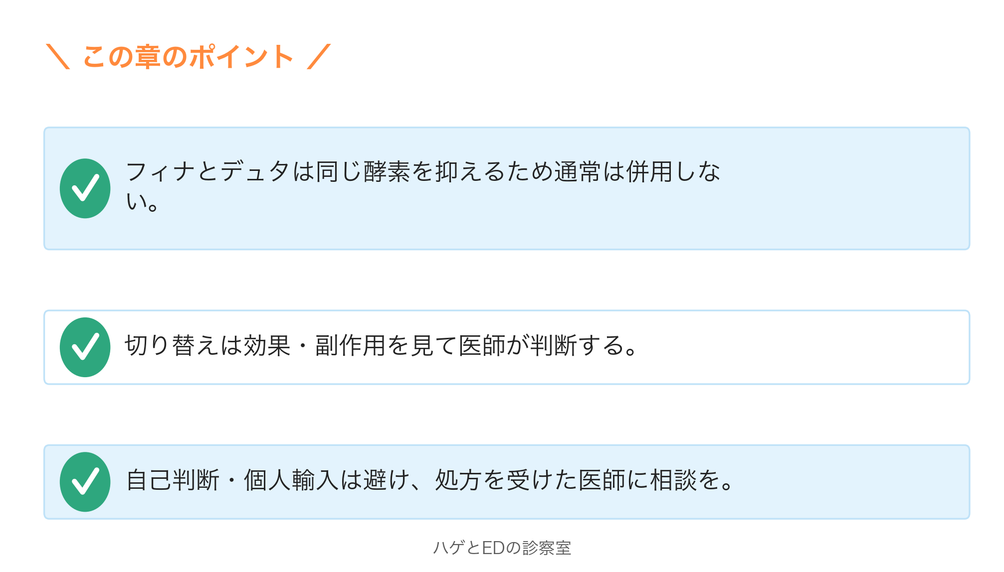 フィナとデュタの併用・切り替え